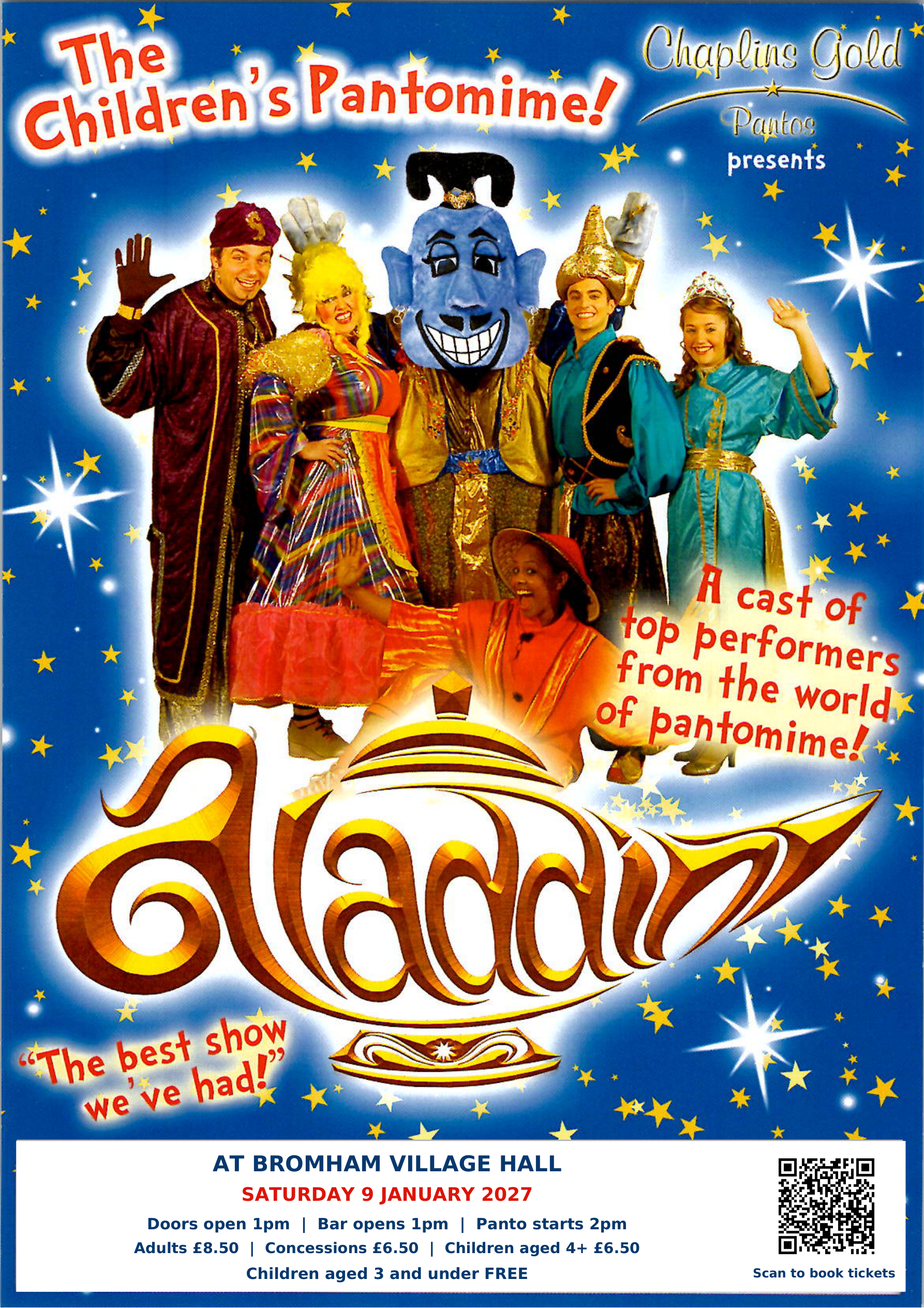 Aladdin - Bromham Village Hall 2027 Pantomime